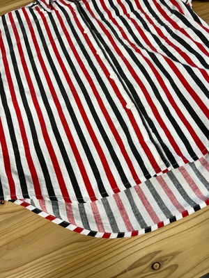 80s〜 RAZZLE 半袖シャツ　ポケット柄合わせオープンシャツ　ヴィンテージ