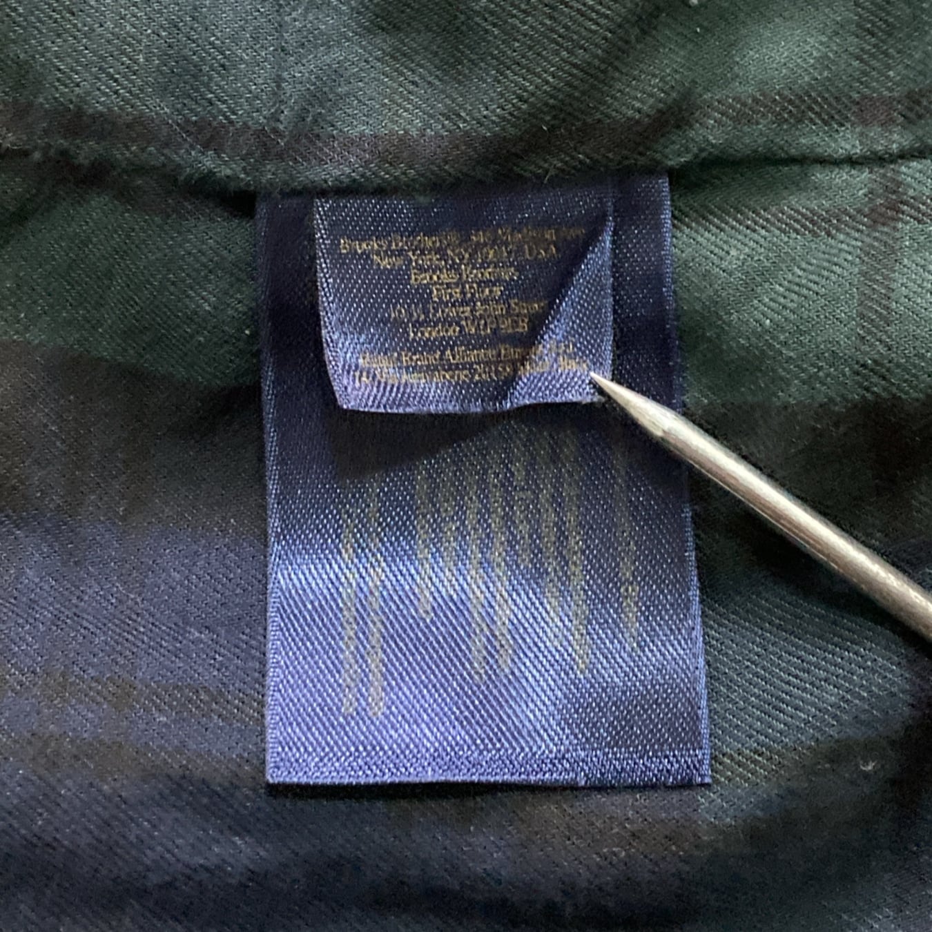 Brooks Brothers ブルックスブラザーズ 着用感M ブランドロゴジップ