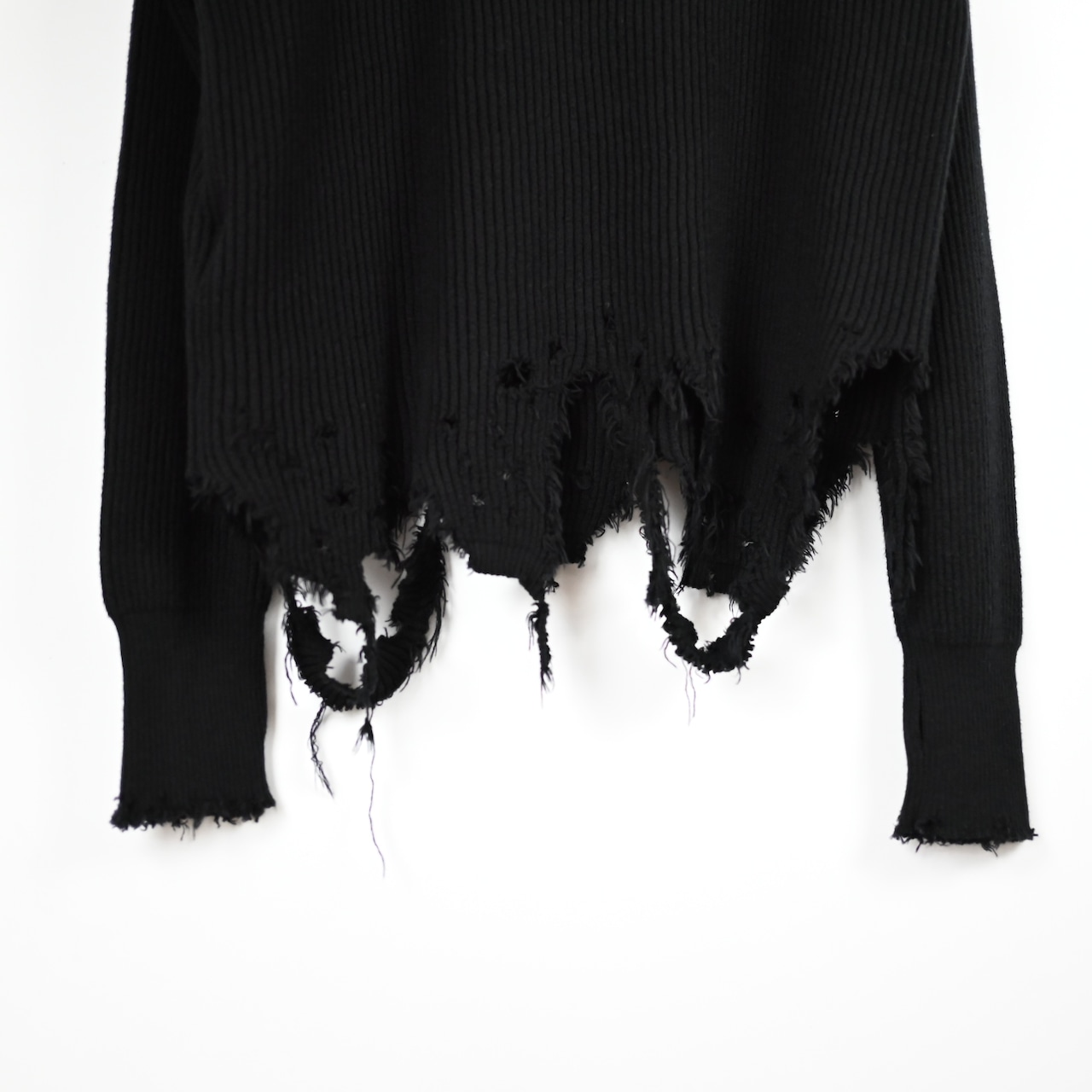 Leh / GANKO別注×damage waffle L/S sweater