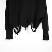 Leh / GANKO別注×damage waffle L/S sweater