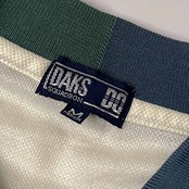 DAKS ダックス ボーダー風 半袖 ポロシャツ M/マルチ メンズ CHOYA