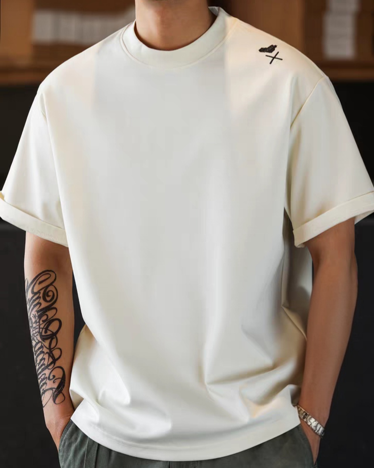 Casual Love Embroidered T-Shirt  K0391