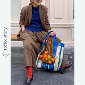 【3color】碇と潮風のコットン半袖ニット 《W0161》