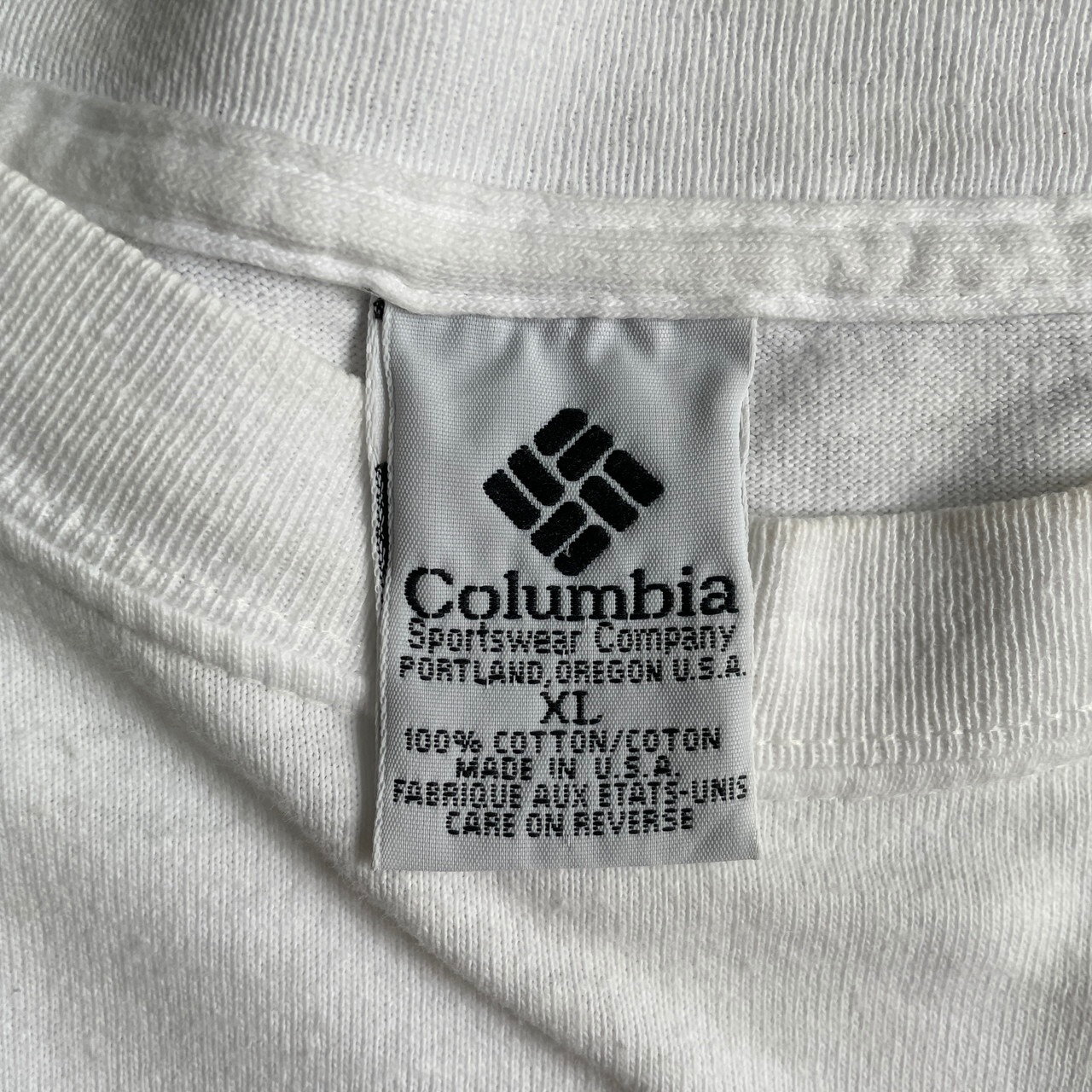 90年代 USA製 Columbia コロンビア サイクリング 両面プリントTシャツ 