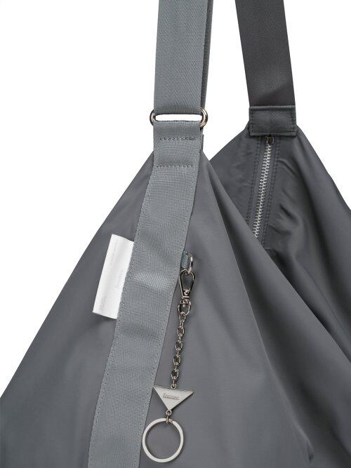 FENNEC] FABRIC HOBO BAG - GREY | もごつ