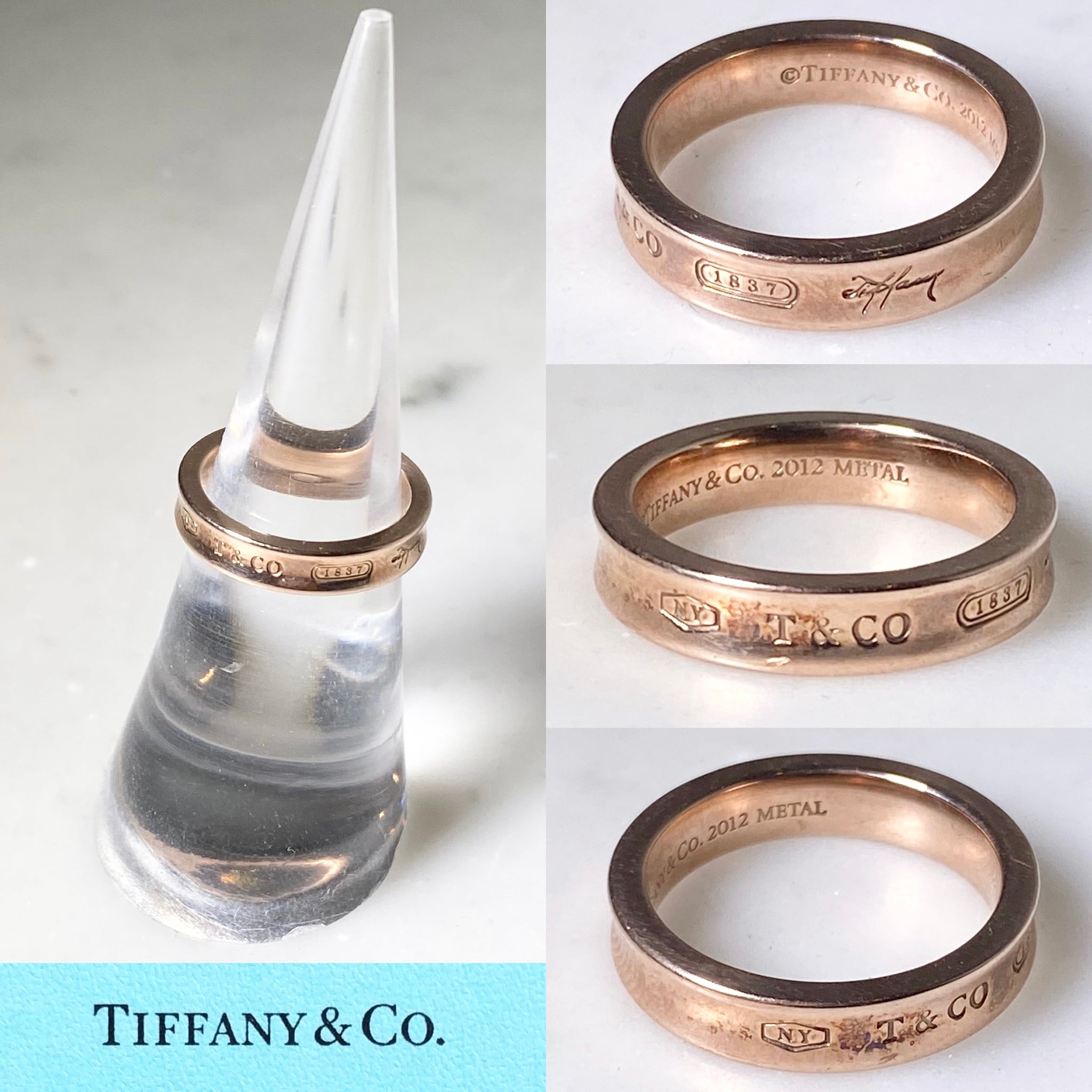 2012's TIFFANY rubedo metal ring “1837” | NOIR ONLINE 2012's TIFFANY rubedo metal ring “1837” | NOIR ONLINE