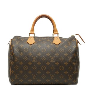 ルイ ヴィトン モノグラム スピーディ30 ハンドバッグ ミニボストンバッグ M41526 ブラウン PVC レザー レディース LOUIS VUITTON 【中古】