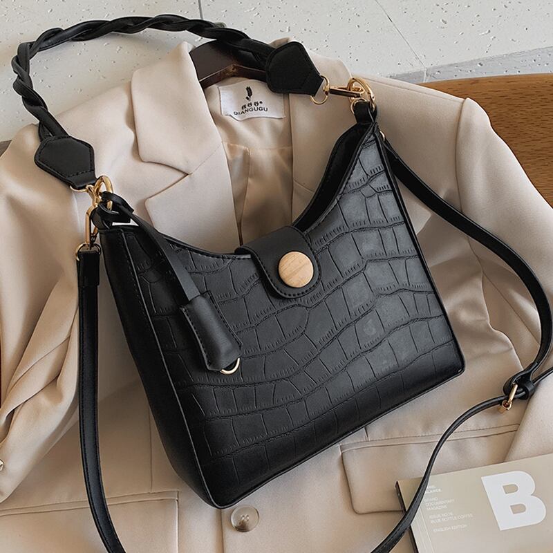 ネットセレブフレンチニッチデザインバッグ女性2020秋冬新トレンドバージョンのワイルドショルダーバッグファッションアンダーアームバッグ Tiancai_Wing_Bag4016023996