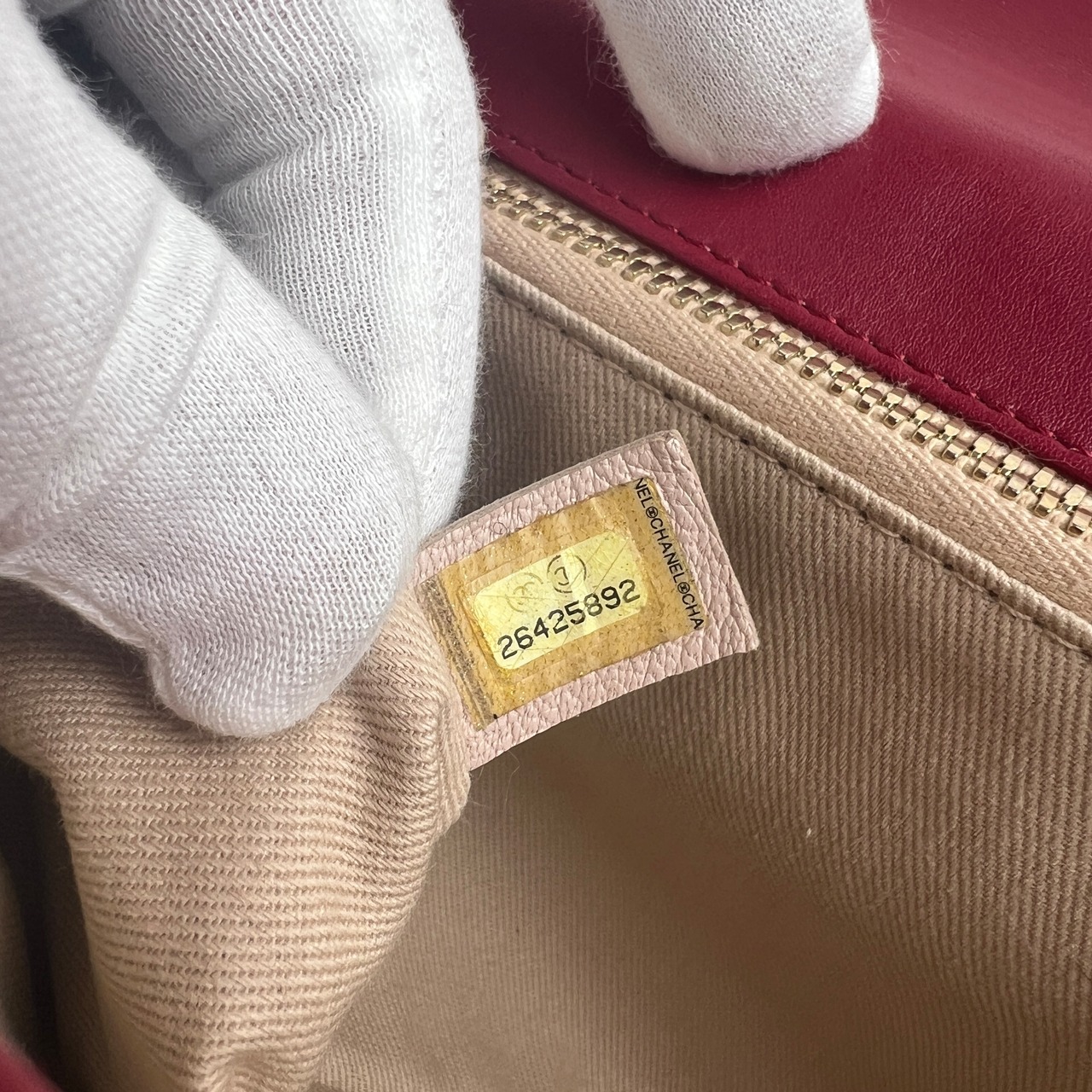 【最終処分SALE】CHANEL シャネル ココマーク Ｖステッチ ２ＷＡＹ レザー ショルダーバッグ レッド A-10717