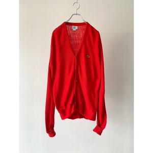 -IZOD- red acryl cardigan
