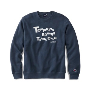 QUARTERSNACKS / 2023 TRACK CLUB CREWNECK NAVY