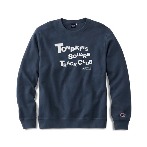 QUARTERSNACKS / 2023 TRACK CLUB CREWNECK NAVY