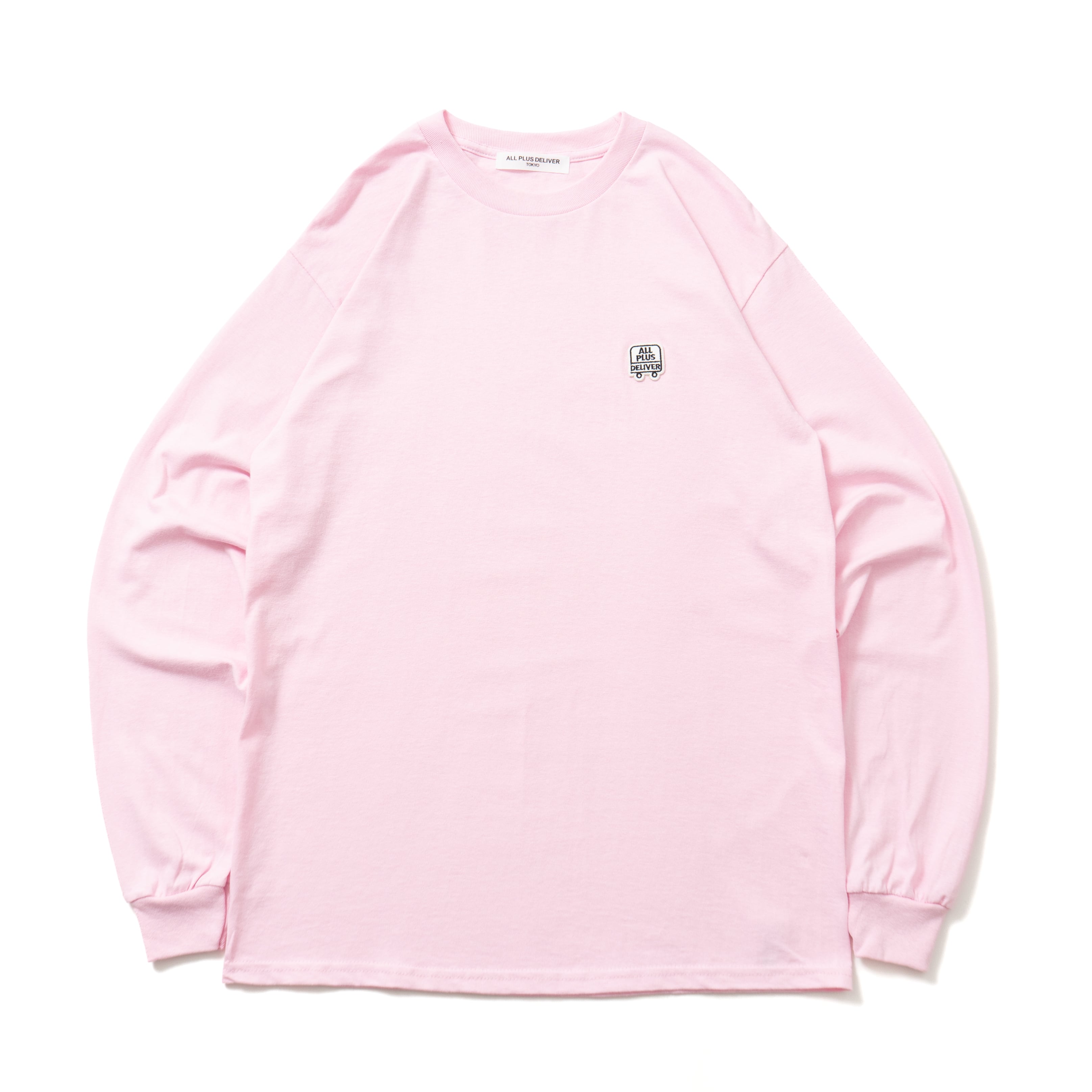 ALPSDR LOGO PATCH LS TEE / PINK