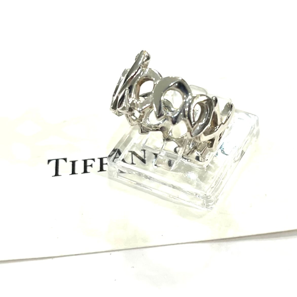 TIFFANY&CO.】【13号】2819 ティファニー XOXO ラブキスリング