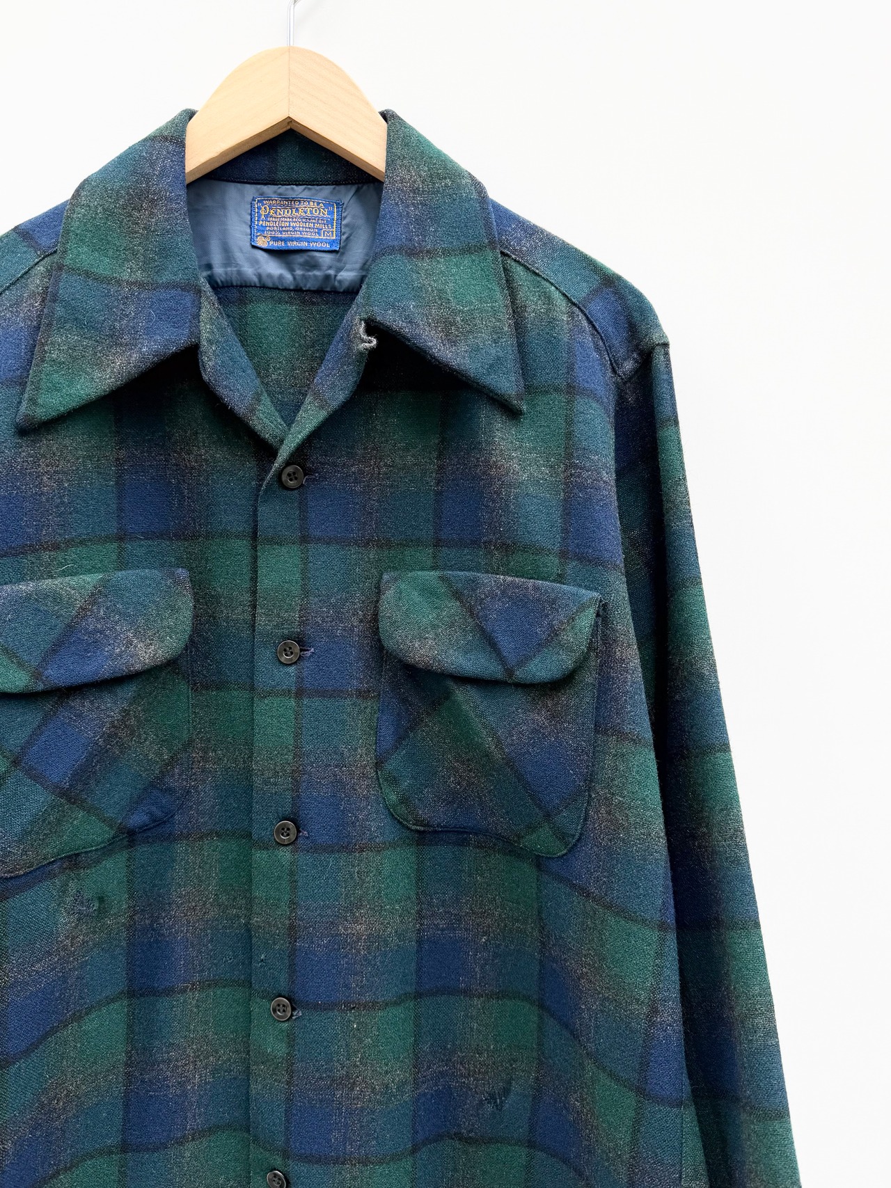 60〜70s PENDLETON WOOL SHIRT Size M