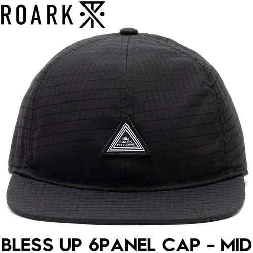 【送料無料】帽子 コードストラップキャップ THE ROARK REVIVAL ロアークリバイバル BLESS UP 6PANEL CAP - MID RHJ1122-BLK 25SU 日本代理店正規品