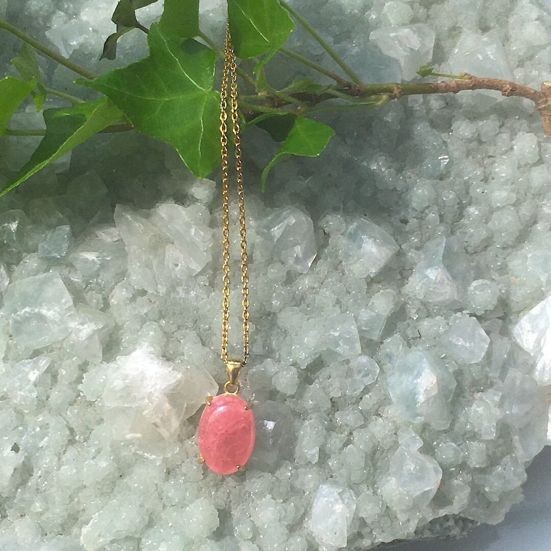 【一点物】✦⋆.·Eternal Rose ─ インカローズの14kgfネックレス⋆.·StarFlowerGallery