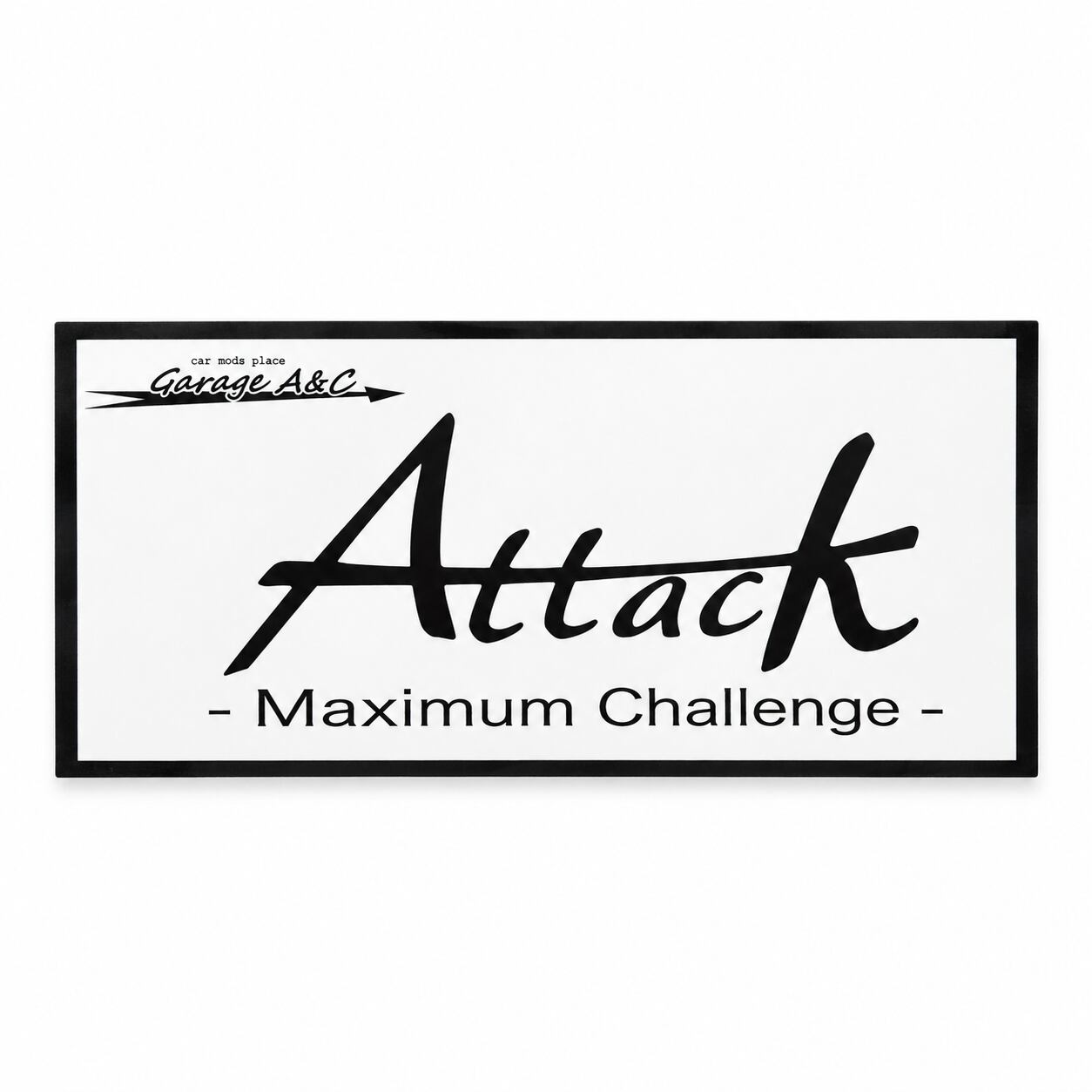 Attack × GarageA&C コラボステッカー
