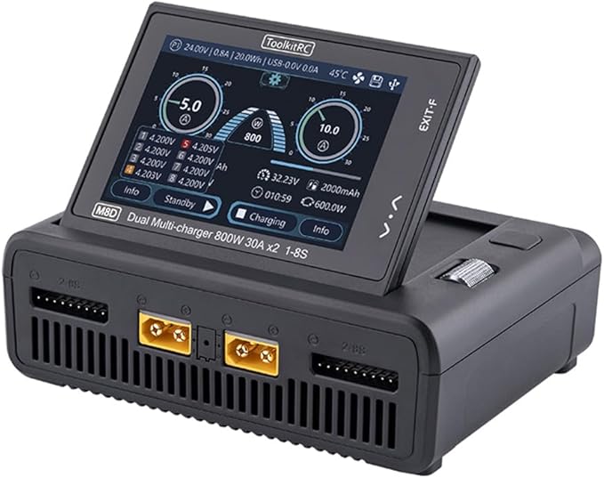 ツールキット RC M8D 充電器 1600w 50A 小型 タッチパネルハイパワー多