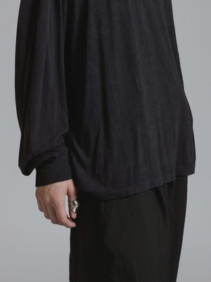 【26AW | MEN】 THE VIRIDI-ANNE ザヴィリディアン / SILK L/S T-SHIRT  / Tシャツ /  VI404601