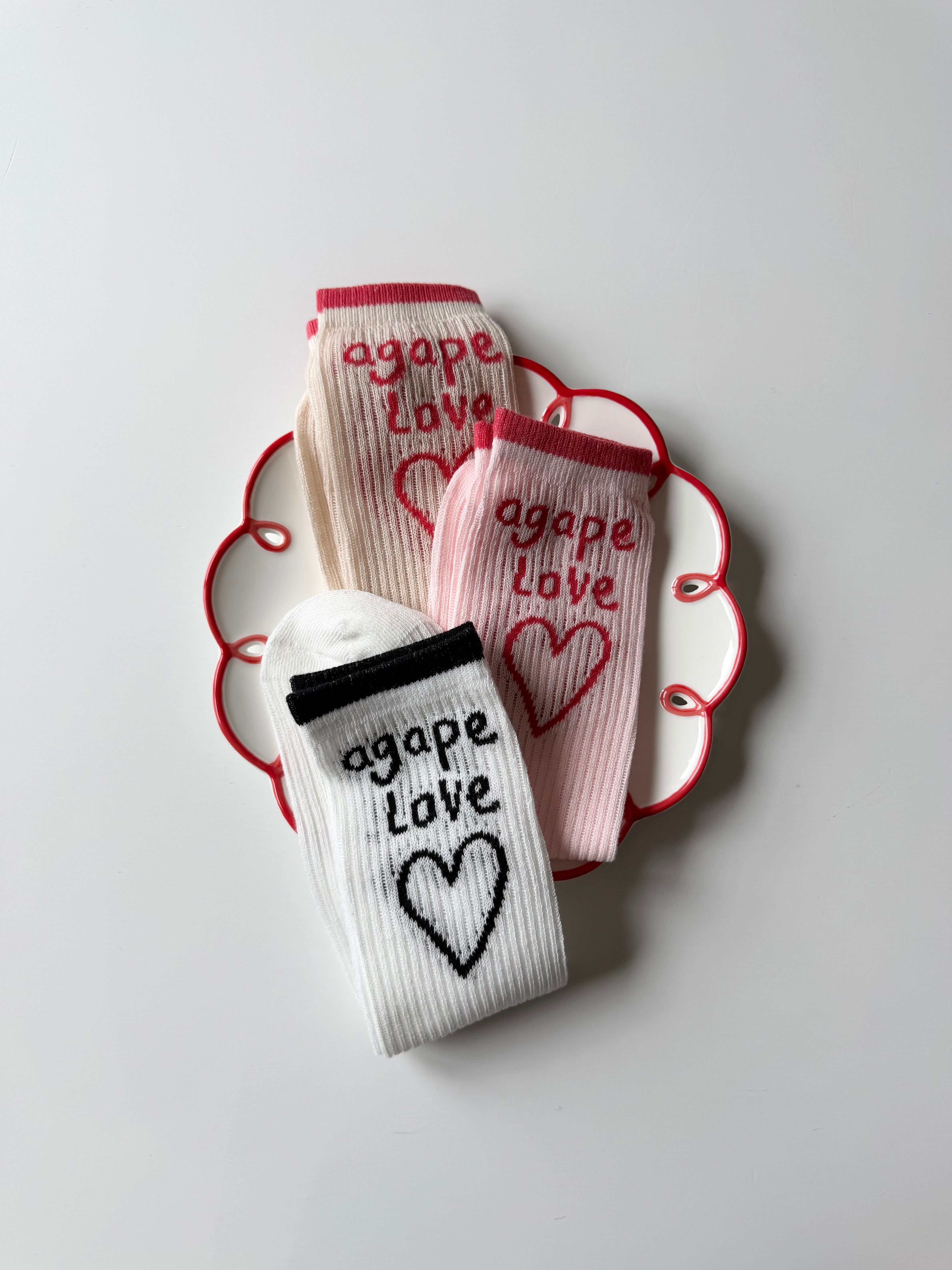 3set アイレット ハートfree socks  4340