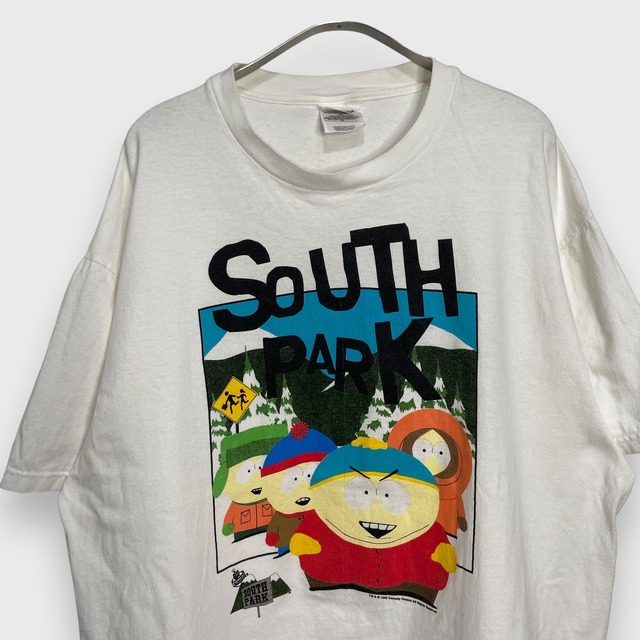 90s 00s サウスパーク　キャラクターTシャツ　プリントt ホワイト　XL