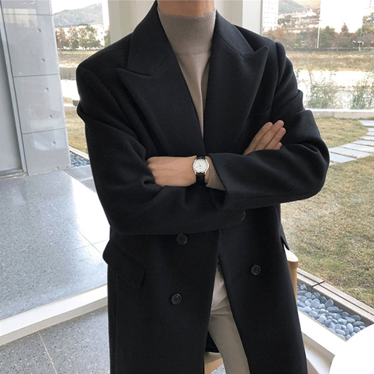 ベーシックモードチェスターコート　MT0080395