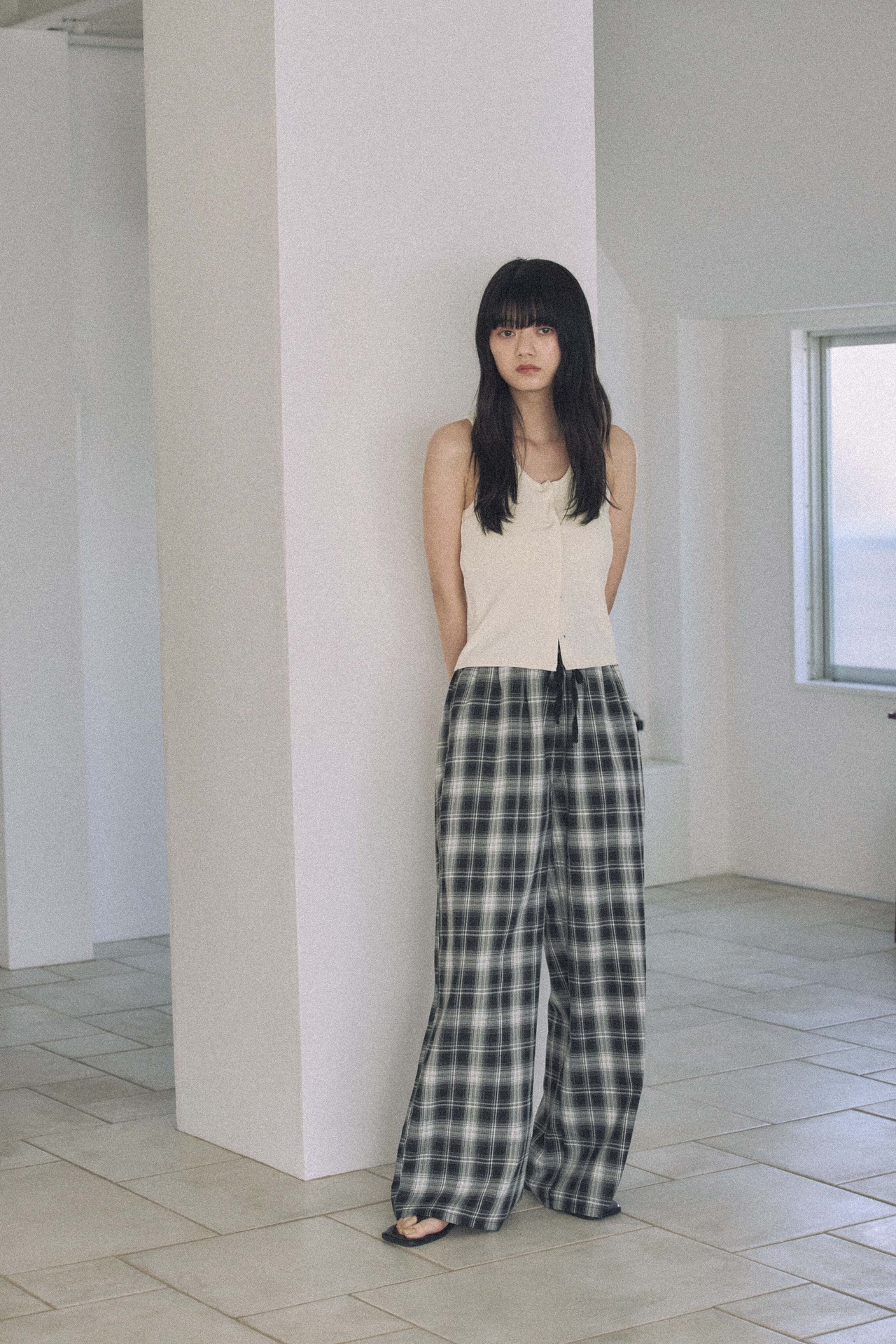 DU260520 Check Relux Pants 【set up可】【T sizeあり】【7月上旬一部予約商品】