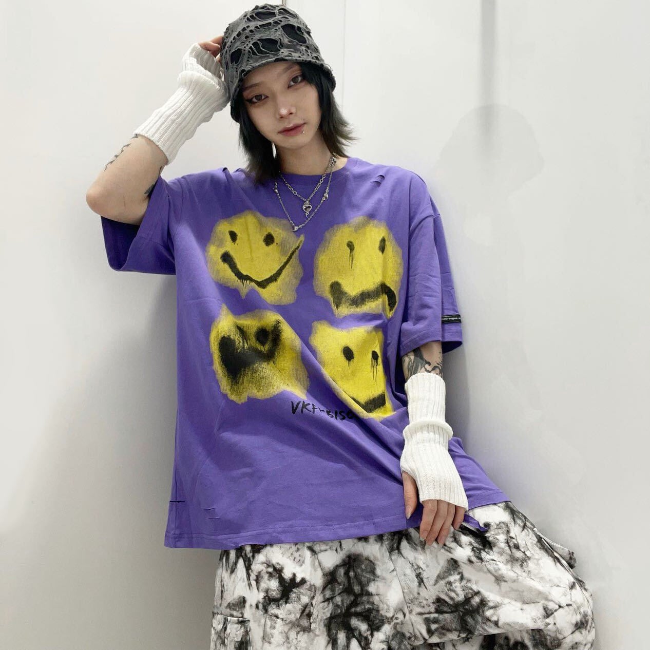 WARUニコダメージTシャツ | VOLCAN&APHRODITE 公式通販