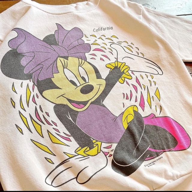 90 The Walt Disney Company INK print MINNIE MOUSE Sweat shirt Size MEDIUM |  Rassic