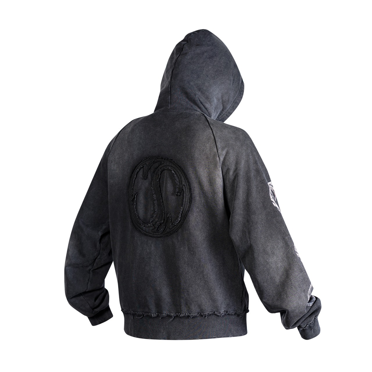 NOSUCISM 26AW 塩縮加工 ウォッシュド リメイク フーディー