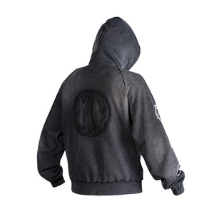 NOSUCISM 26AW 塩縮加工 ウォッシュド リメイク フーディー