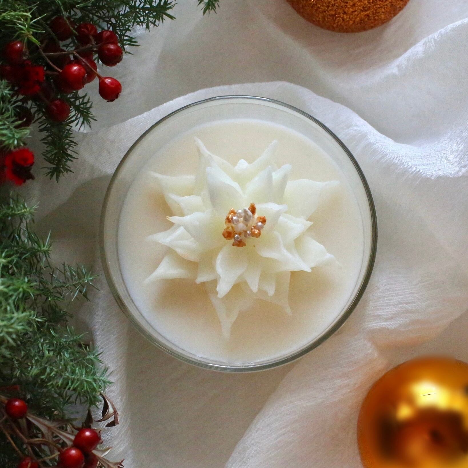 フラワーキャンドル｜Candle | アイナフAinaf｜手作りのお花｜フラワー