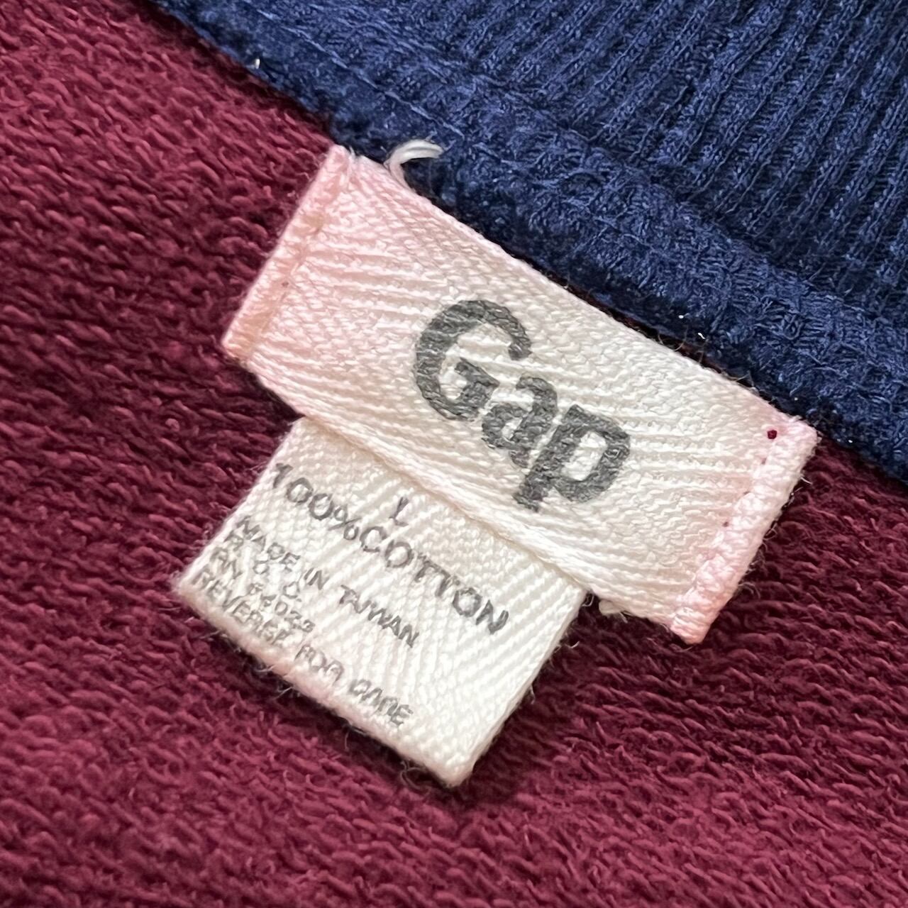 80s OLD GAP コットン ワンポイント カーディガン ギャップ オールド