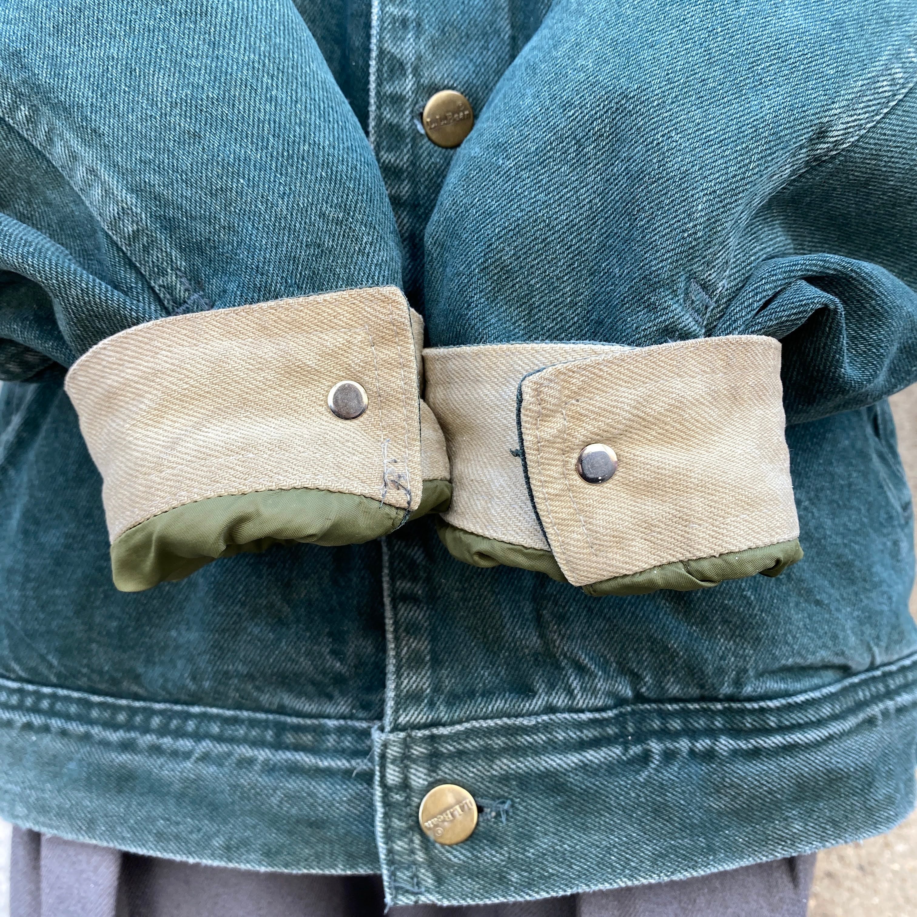 USA製 80年代 L.L.Bean エルエルビーン カラー デニムジャケット