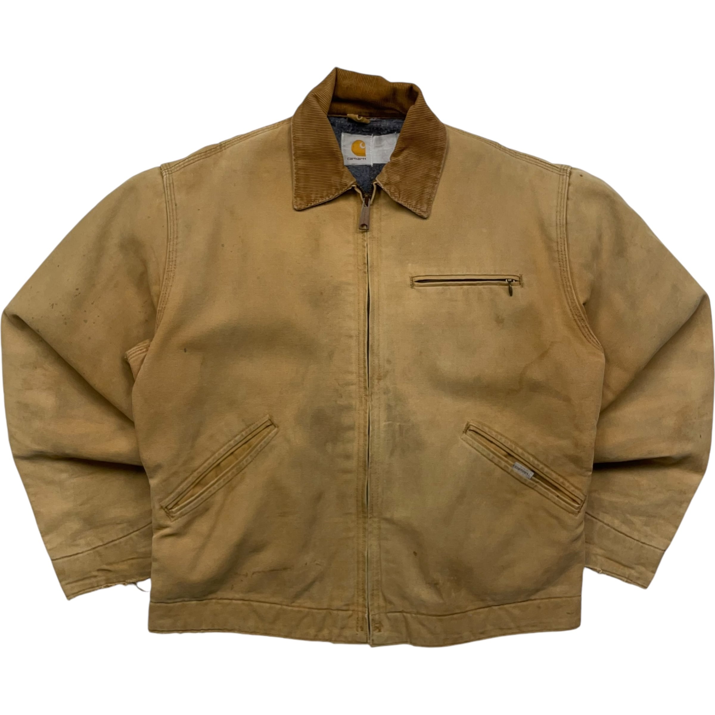《S》 Carhartt カーハート デトロイトジャケット ダックジャケット ブラウン no.4460