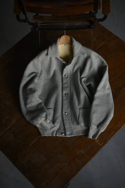A.PRESSE / Vintage Sweat Cardigan (GRAY)