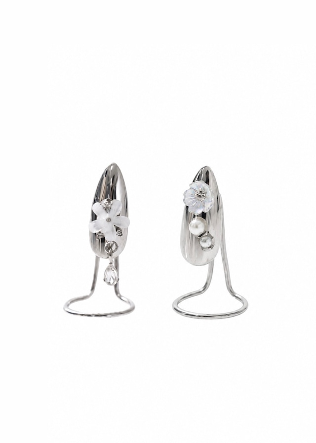 YNYN DIY Nail cuff - Pearl Bloom