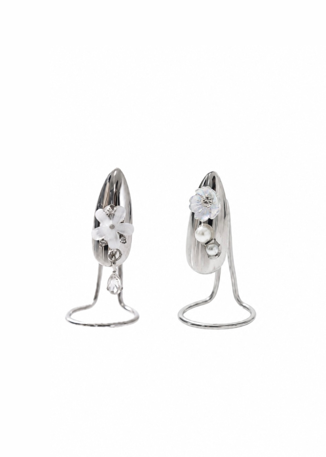 YNYN DIY Nail cuff - Pearl Bloom