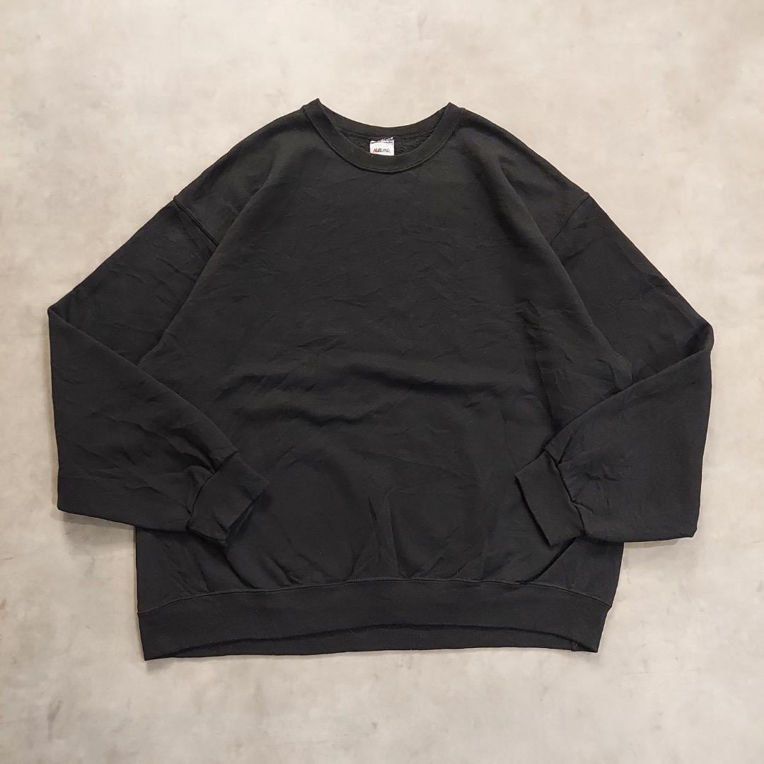 ジャージーズ スウェット 古着 無地 XL ブラック 黒 USA 16860