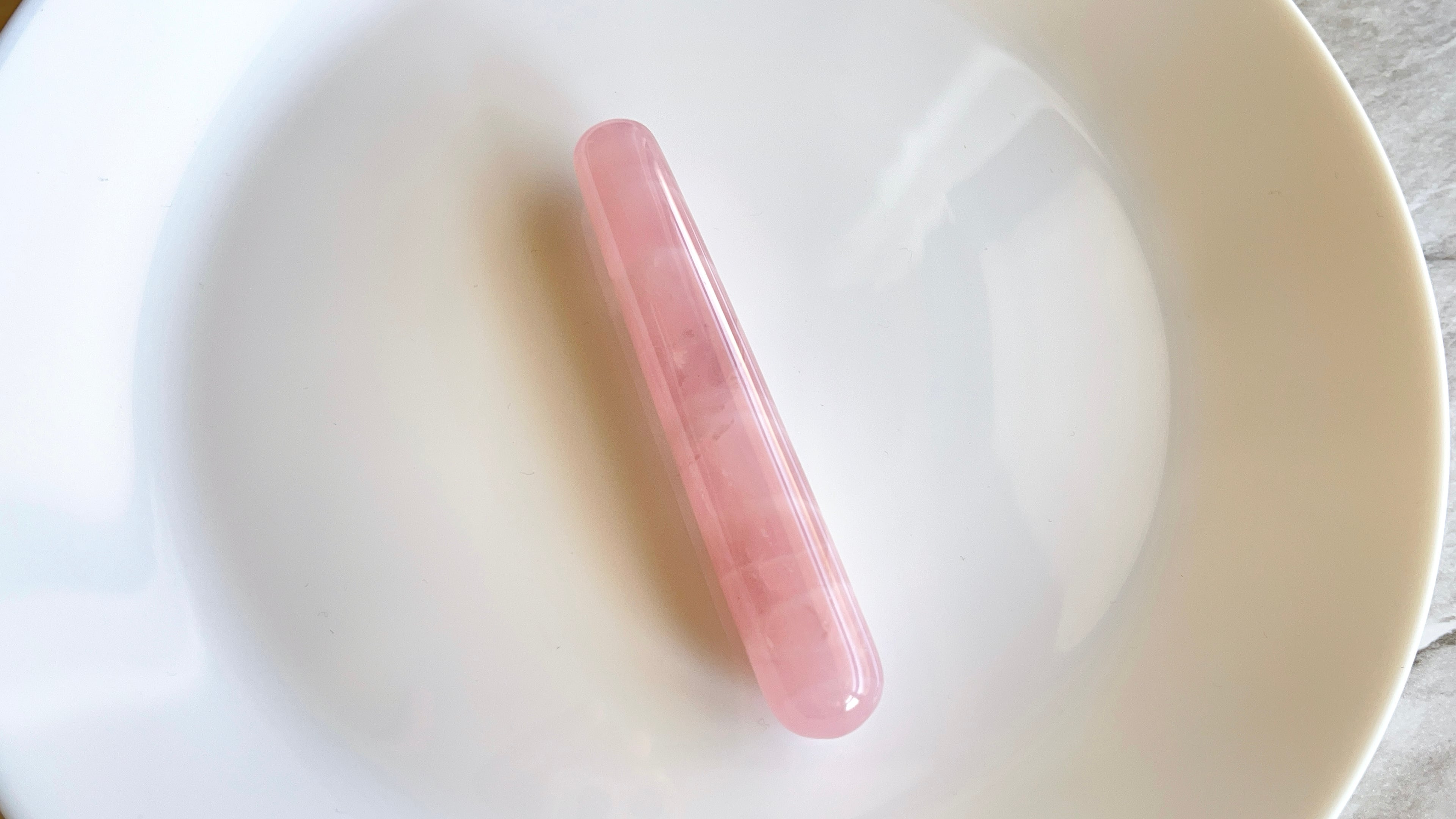 st様専用】天然石ローズクォーツの魔法棒 置物NO.102110 ローズ