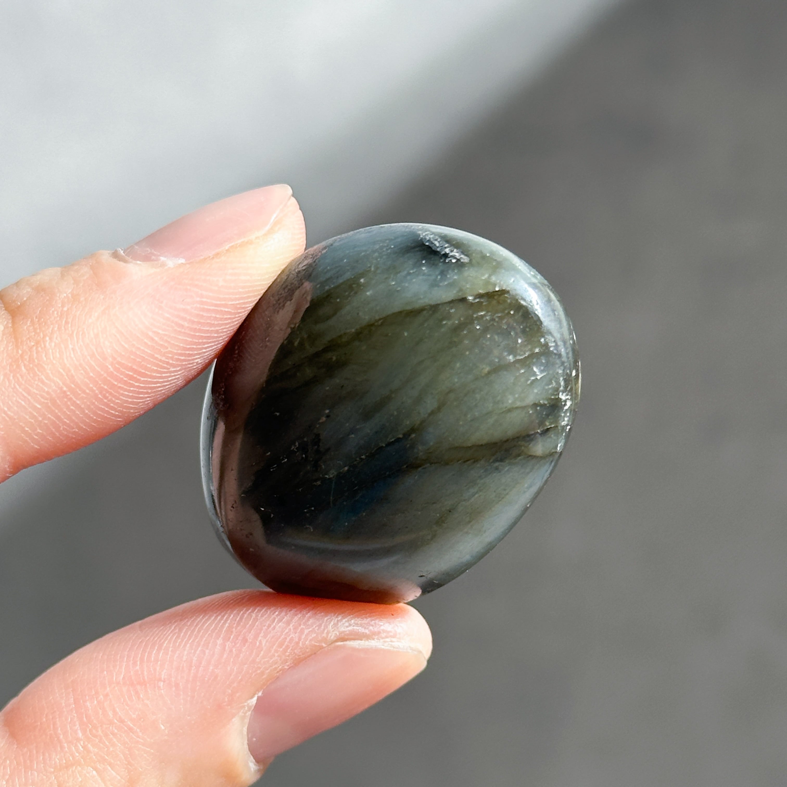 ラブラドライト パームストーン 11◇ Labradorite ◇天然石・鉱物