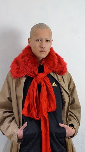 YHOJI YAMAMOTO FUR SCARF