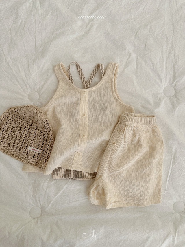 〘予約〙atomeme / Ritz Sleeveless Blouse
