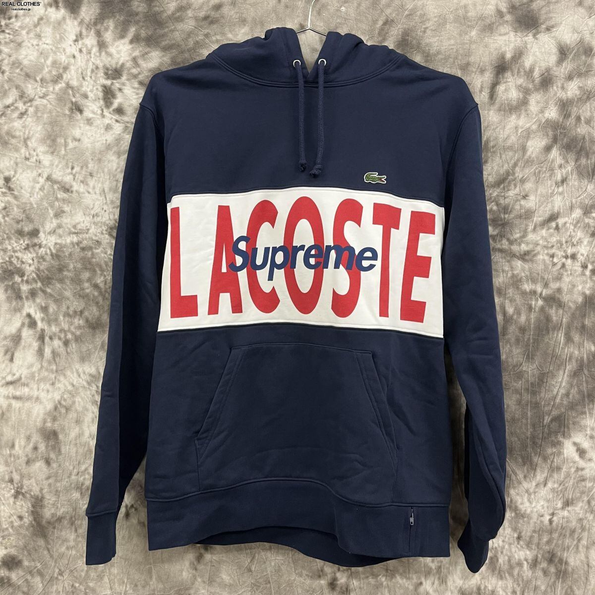 Supreme®/LACOSTE Logo Panel Hooded Sweat