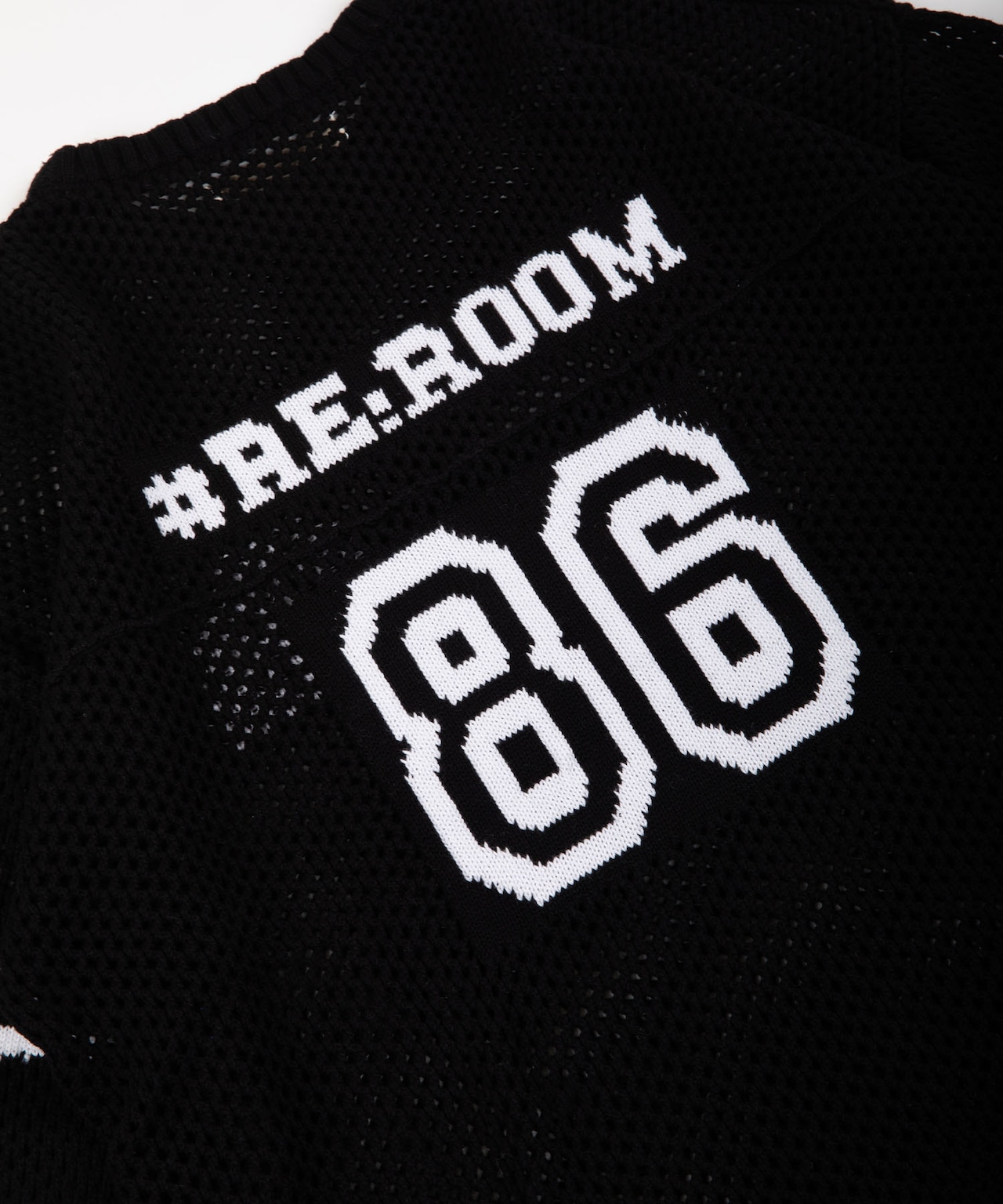 【#Re:room】NUMBERING MESH KNIT［REK124］