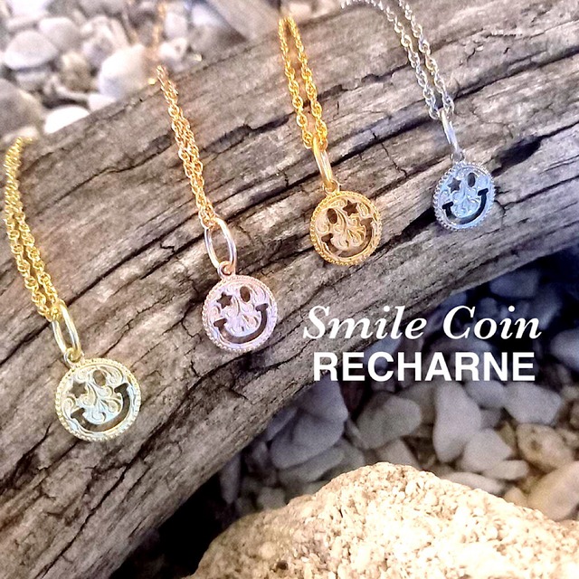 SmileCoin necklace シルバーカラー