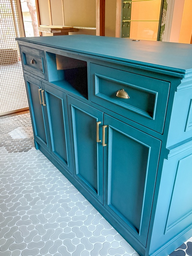 海外インテリア風レセプションカウンター166　（オーダーメイドレジカウンター店舗什器）W1500