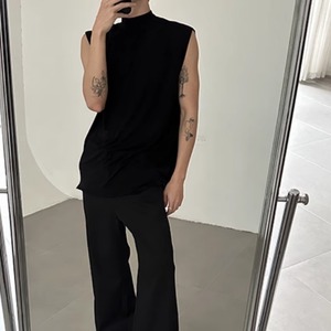 モダンシンプルテーパードパンツ　0798