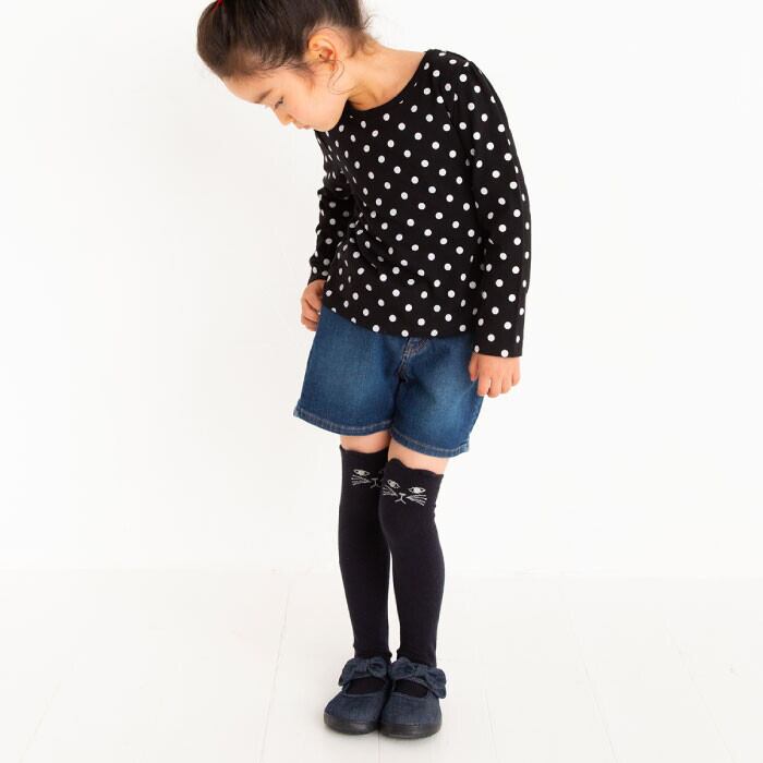 2足組靴下】〇おすましネコ ニーハイソックス | Atelier Citron